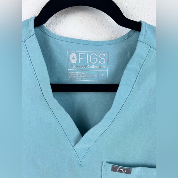 Figs Catarina One-Pocket Surgical Green Top Sz Small - Picture 3 of 7